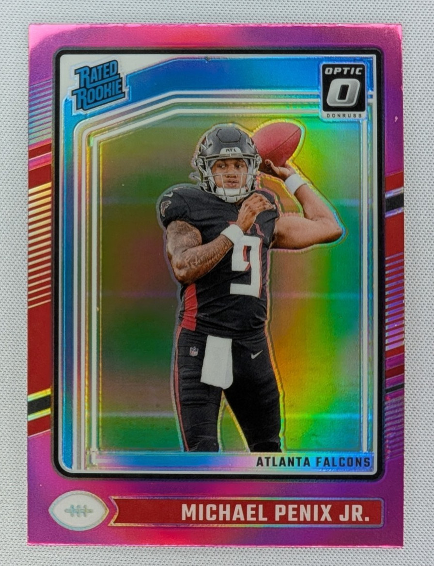 2024 Panini Donruss Optic - Rated Rookie Michael Penix Jr. #279 Pink Prizm (RC)