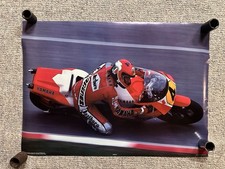 Vintage 1984 Yamaha Marlboro Road Racing Motorcycle Poster 20"x28" RARE
