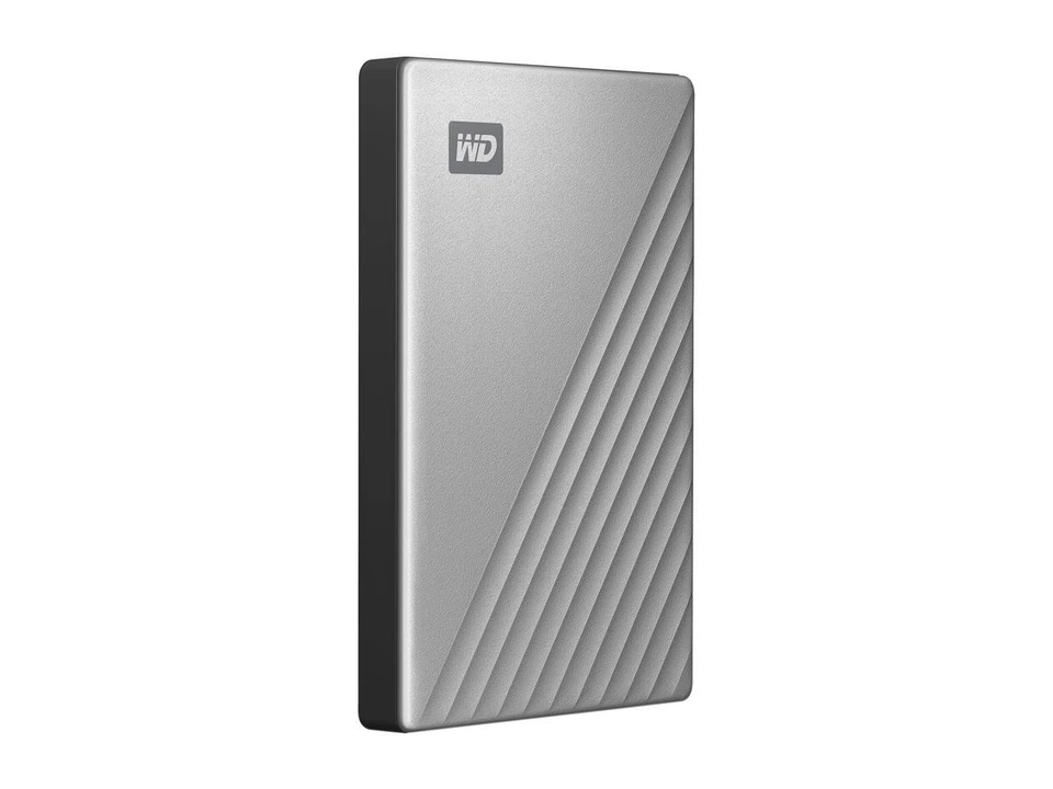 WD 2TB Silver My Passport Ultra Portable Storage External Hard Drive USB-C for - Image 2 of 4