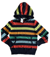 NEW Crewcuts Sweater Boys 12 Cotton Hoodie Long Sleeve Multi Color With Tag