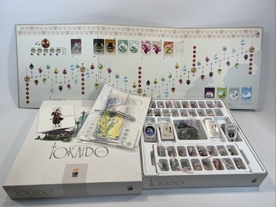 Funforge Board Game Tokaido Kickstarter Painted Minis - Unpunched but READ DESC!