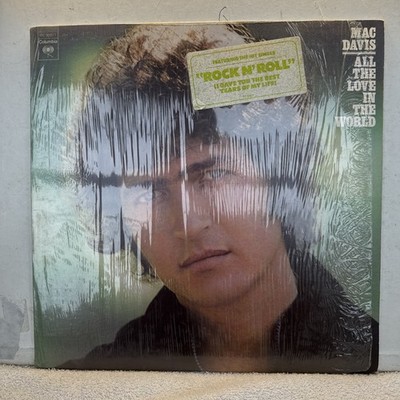 Mac Davis - All the Love In the World - Original LP Pressing in Shrink Wrap~VG+!