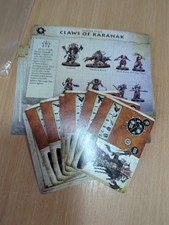 Claws Of Karanak Cards Warcry Chaos Khorne Age Of Sigmar Warhammer