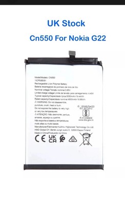 Ersatz Akku für Nokia G22 Battery 5050mAh 3,85V CN550.