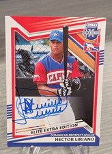 Hector Liriano 2022 Panini Elite Extra Edition Autograph #215