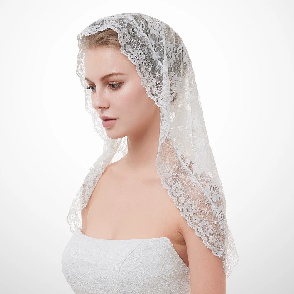 Tiardey Velo da Sposa Bianco Velo da Sposa Corto in Tulle Semplice da Donna per Addio al Nubilato con Pettine - 3M/118 Pollici