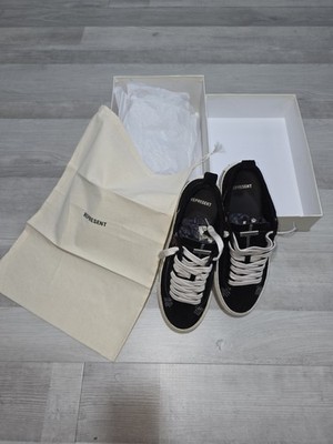 Represent Men's Black Sneakers Size 9.5 / 43 Luxury Shoes w/ Box & Dust Bag