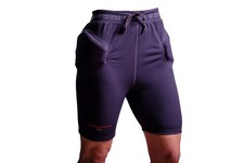 Motorcycle Protective Shorts Under Body Armour in Grey - Made in UK - FF30404