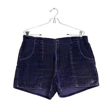 Vintage 80s Ocean Pacific OP Corduroy Surf Skate Shorts in Purple - Sz 32"