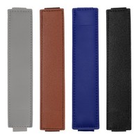 4Er Set BleistifthüLsen FüR Schule/BüRo (Schwarz/Blau/Grau/Braun)