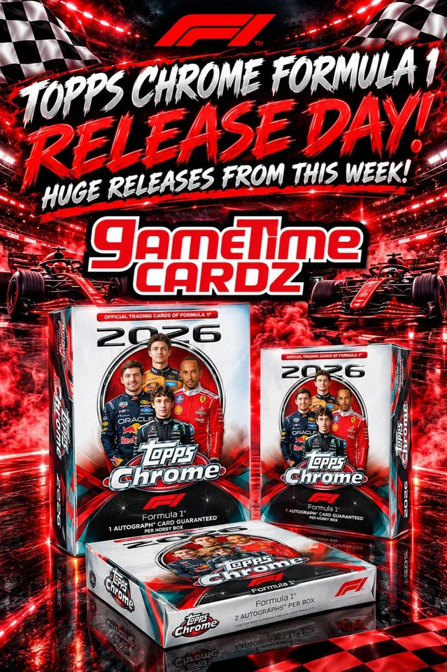 Topps Chrome Formula 1 Release Day! Huge Releases From This Week!