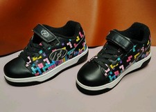 Heelys Wheeled Sneakers Youth Size 2 Checkered Print Multi Colored - NO KEY