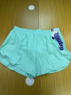 Member's Mark Ladies 4'' Inseam Side Pockets Aqua Verde Active Woven Short XXL