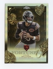 2025 Topps Chrome Caleb Williams Fortune 15 Refractor #F15-16 Chicago Bears