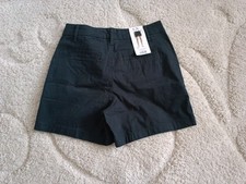 Women  s Crown  Ivy Caroline Black Chino Shorts Size 6 NEW WITH TAGS