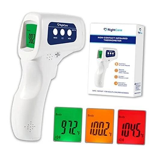No-Touch Infrared Forehead Thermometer with Instant Results for School, 1
Opens in a new window or t