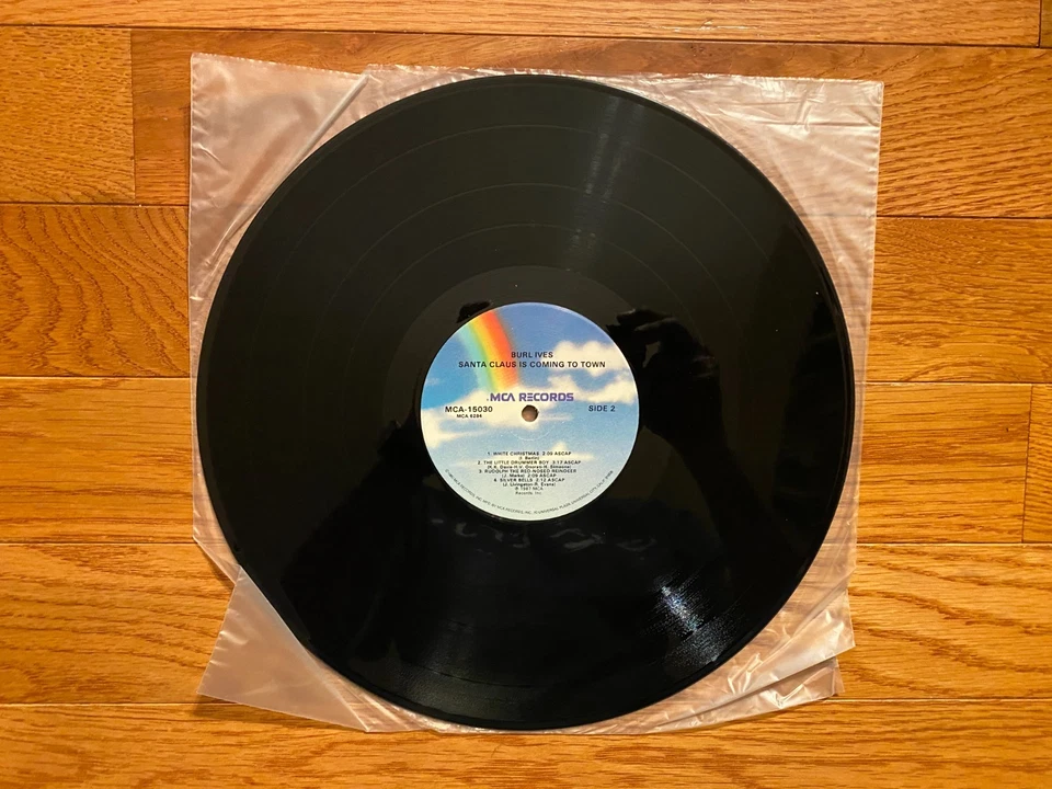 Burl Ives - Santa Claus is Coming to Town LP  MCA 1987 Holly Jolly Christmas VG+ - Image 4 of 4
