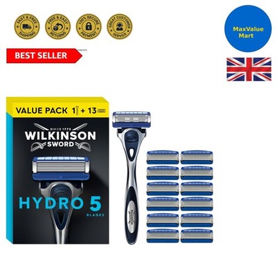 Herren Hydro 5 Rasierer mit 5 Carbon beschichteten Klingen & Flip Trimmer für Präzision