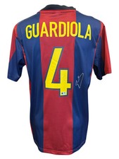 PEP GUARDIOLA SIGNED FC BARCELONA 1998 GUARDIOLA 4 SHIRT (ACG CERT AG17255)