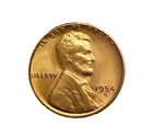 1954-S Lincoln Wheat Cent - Very Nice Ch/Gem BU Red Collector Coin-c6986xux