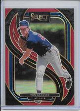 2025 Panini Select Baseball Tom Glavine Premier Level Red #39/149