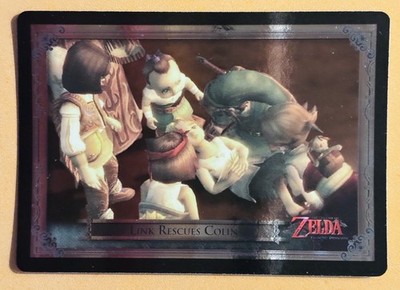 2007 Legend of Zelda TCG Enterplay #S25 Link Rescues Colin Silver Foil Rare