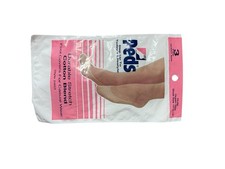 Peds Nude queen size foot covers 10 1/2-12 new in package