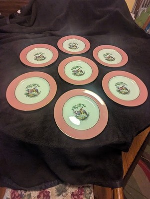 Spode Copland China Plate Daniel Low & Co. NY Retailer Mark England Antique