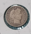 1916-S Barber Dime 90% Silver Good Looking San Fransico Mint Coin!!! L@@K!