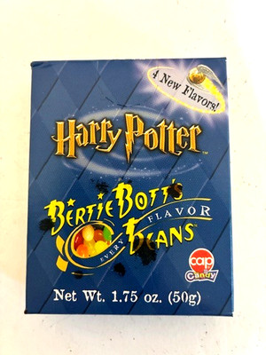 2002 Cap Candy Harry Potter ''Bertie Botts Every Flavor Beans''- Sealed Box