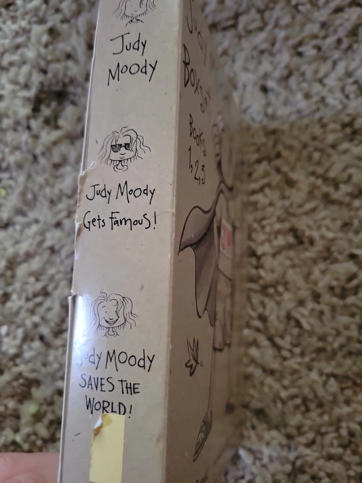 Judy Moody Box Set of 3 Saves The World Gets Famous Was In A Bad Megan McDonald - Image 2 of 3