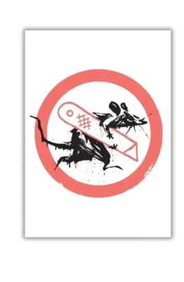 AUTHENTISCHES BANKSY CUT AND RUN GLASGOW AUSSTELLUNG POSTER SET