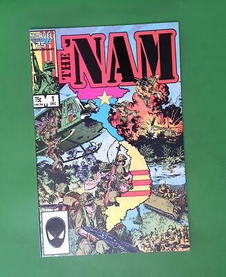 The 'Nam #1 1986 Marvel Comics 1st App 8.0 Comic Book L4-160