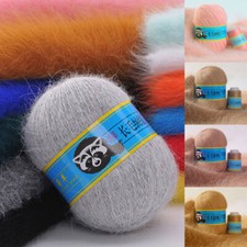 50g 20g Long Plush Mink Cashmere Wool Yarn Anti-pilling DIY Sweater Knitting