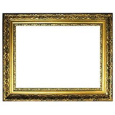 Baroque frame gold finely decorated 840 ORO, different variants