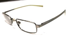 Nike 4180 013 Brown Metal Rectangle Eyeglasses Frame 52-18-145 Read