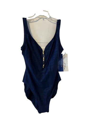 Maillot De Bain Une Pièce Oscar De La Renta - Taille 14 - Violet - Polyester/Lycra