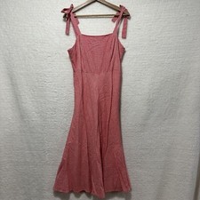 DRAPER JAMES RSVP Women s Bow Strap Midi Dress Size Medium