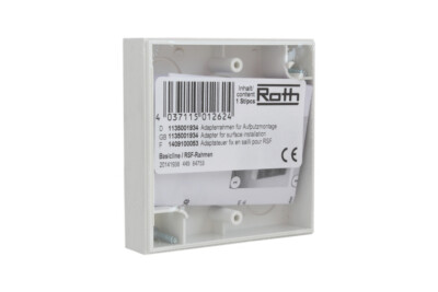 Roth Basicline RSF-Rahmen Aufputzmontage Adapterrahmen Blendrahmen, 1135001934