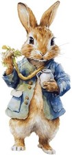 Watercolour Peter Rabbit Wall Art Bedroom Nursery Decor Car Vinyl Sticker Decal