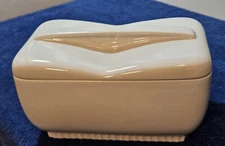 Vintage Hall Montgomery Ward Large Refrigerator Leftover Dish White 8 3/4" #1405