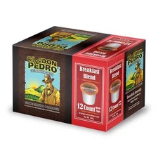Cafe Don Pedro - Breakfast Blend Arabica Low-Acid Coffee Pods 72 Ct. for Keurig