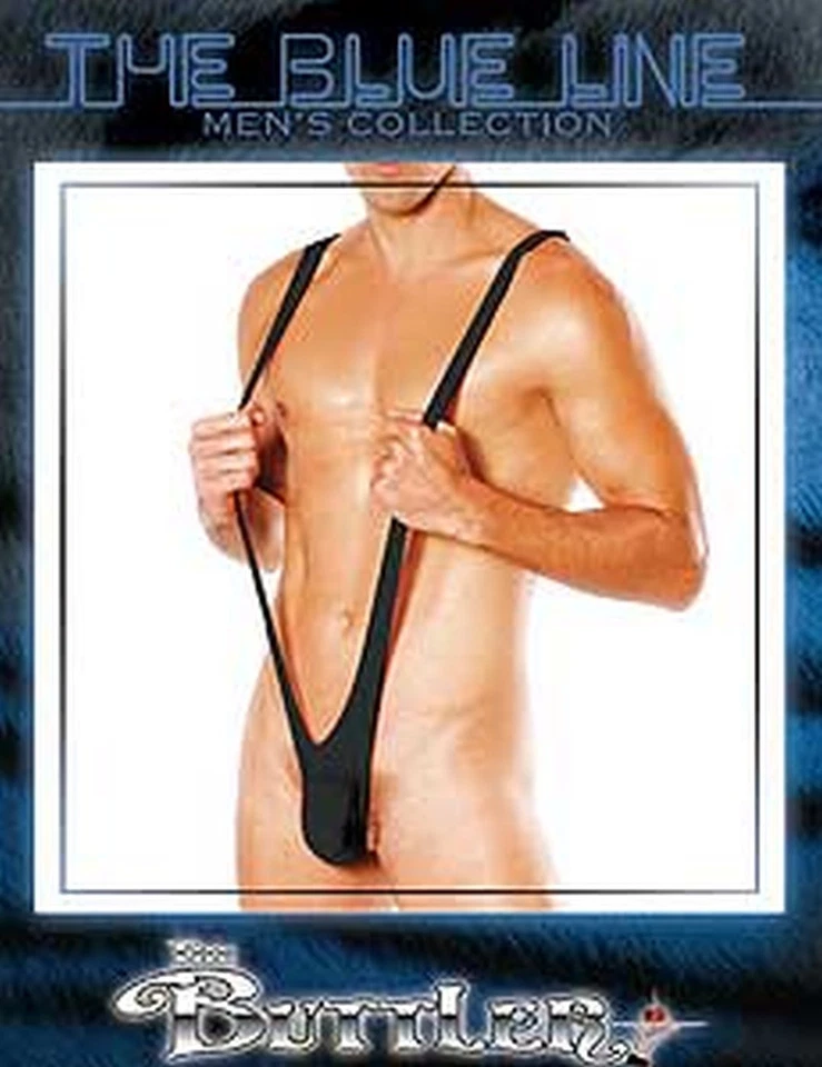 81-204 Blueline MANKINI String Badehose Tanga Slip Body 6 Farben NEU in S M L XL - Bild 3 von 4