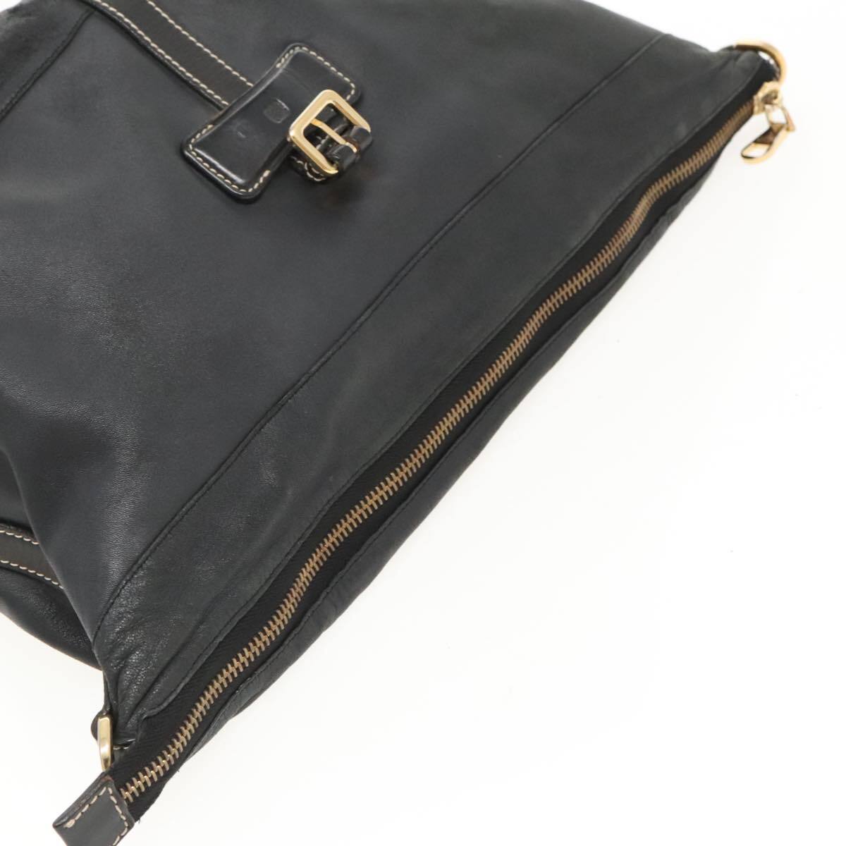 LOEWE Shoulder Bag Leather 2way Black Gold Auth bs18989 | eBay LOEWE Shoulder Bag Leather 2way Black Gold Auth bs18989 | eBay