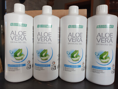 4 x 1L  Flaschen Aloe Vera Drinking Gel Active Freedom, LR, neu, ovp