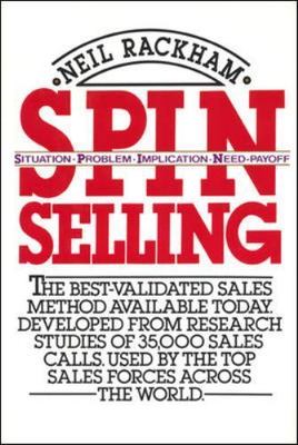 SPIN Selling - by Neil Rackham - Brand New Hardcover, lot