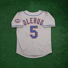 John Olerud 1999 New York Mets Men's Grey Road Jersey w/ Team Patch