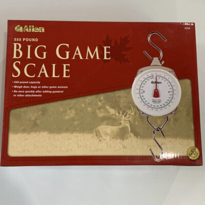Sportsman's Scale - 550 Lbs. Capacity Adjustable Tare Weight Readout lbs. or kg.