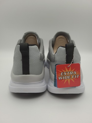 Skechers Men's Size 9 XWide Walker Gray Memory Foam Comfort Casual Shoes 232045 - Picture 4 of 10