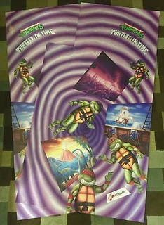 Teenage Mutant Ninja Turtles in Time Arcade Side Art Artwork Decal TMNT Konami
